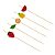 Palito de Bambu para Petiscos Frutas 20un - Imagem 1