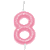 Vela Número Rosa Candy - Imagem 8