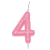 Vela Número Rosa Candy - Imagem 4