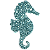 Aplique de Cavalo Marinho - Imagem 1