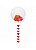 Aplique Decorativo para Balão Coração de Papel 8un - Imagem 1