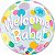 Balão Bubble 22" Welcome Baby - Imagem 1