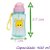 Garrafa Infantil Buba Animal Fun 350 Ml C/ Canudo - Imagem 3