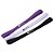 HEAD BAND SPORT ZEIQ ROXO / BRANCO / PRETO - 3 UNI - Imagem 1