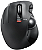 ELECOM EX-G Mouse trackball canhoto, sem fio USB de 2,4 GHz, ergonômico, controle de polegar, esfera de rolo de rastreamento, 6 botões programáveis, rolagem de inclinação - Imagem 1