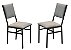Conjunto 2 Cadeiras Portugal Chumbo estilo industrial GDecor - Imagem 1