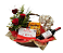 Cesta de Natal Vinho Casillero, Raffaello e Chocottone Bauducco - Imagem 7