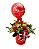 Box De 6 Rosas Vermelhas e Balão - Imagem 7