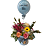 Box De Flores Do Campo G Com Balão - Imagem 6
