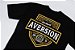 Camiseta T-shirt Aversion Unissex Preta - Model Classic - Imagem 4