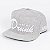 Boné Aversion Snapback Aba Reta Cinza Mescla - Model Drunk - Imagem 1