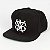 Boné Aversion Snapback Aba Reta Preto - Model World League - Imagem 1