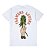Camiseta T-shirt Aversion Unissex Branca - Model Flowers - Imagem 5