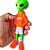 Boneco Alien ET Alienígena Extraterrestre Descolado com Blusão VANS de 18cm - Imagem 4