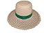 Chapéu de Palha Feminino Moda Praia Com Fita na Copa - Imagem 1