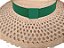 Chapéu de Palha Feminino Moda Praia Com Fita na Copa - Imagem 5