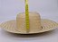 Chapéu Brasilia de Palha de Carnaúba   aba  12cm,    10 unidades - Imagem 5