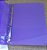 Pasta fichário com 4 argolas Full color roxo - Dello - Imagem 2