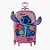 Mochila Stitch rosa com rodinhas - Diplomata - Imagem 1