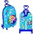 Mochila Divertidamente azul + roleta com rodinha - Diplomata - Imagem 1