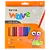 Lápis de cor pequeno com 12 cores - Wave- Bazze - Imagem 1