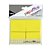 Notas autoadesivas T003 -amarelo - 51mmx38mm - 4 blocos com 100 folhas cada - Pop Office - Tris - Imagem 1