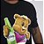 Camiseta Unibutec Jack Bear Piscando Preta - Imagem 2