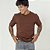 Camiseta Lisa Comfort Premium Unibutec Marrom - Imagem 2