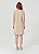 Vestido Casual Bege Liso Unibutec - Imagem 5