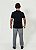 Camiseta Flex Slim Cotton Preta Unibutec Algodão Com Elastano - Imagem 4