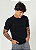 Camiseta Flex Slim Cotton Preta Unibutec Algodão Com Elastano - Imagem 1