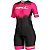 Macaquinho Ciclismo Feminino New Elite Gel ERT Pink Power - Imagem 1