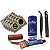 Kit Reparo Câmara Ar Bike 10 Remendos Estrela + 2 Espátulas - Imagem 1