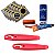 Kit Remendo Bike Reparo Câmara Ar + 10 Remendos  2 Espátulas - Imagem 1