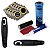 Kit Remendo Câmara Ar Bike + 10 Reparo 2 Espátulas Preta - Imagem 1