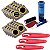 Kit Remendo Câmara Ar Bike + 20 Reparo 3 Espátulas Vermelha - Imagem 1