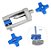 Ferramenta Conector Pino Oliva Freio Hidráulico Bike Toopre Azul - Imagem 2