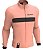 Camisa Manga Longa Ciclismo Ert New Tour Strip Salmon Mtb - Imagem 1