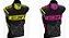 Colete Corta Vento Ert Team Rosa Ou Amarelo Fluor Bike - Imagem 1