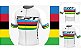 Camisa Elite Ert Campeão Mundial Ciclismo Branca Slim Fit - Imagem 1