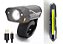 Kit Premium Lanterna + Farol Bike Recarregável Usb Led L2 - Imagem 1