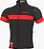 Camisa Ciclismo Ert Nova Tour Strip Black Red Bike Mtb Speed - Imagem 1