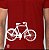 Camisa Ciclismo Casual Bike Vermelha 100% algodão - Imagem 3