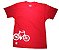 Camisa Ciclismo Casual Bike Vermelha 100% algodão - Imagem 1