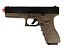 PISTOLA DE AIRSOFT ARMY ARMAMENT MODELO GLOCK R17 TAN GREEN GÁS - Imagem 1