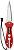 Faca Cressi Strike Vermelho - Imagem 2