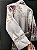 Robe estampado personalizado com renda na manga - Imagem 6