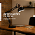 Luminária de Mesa Articulável Preta Premium 90cm | Base + Garra Ajustável - Imagem 3