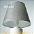 Abajur de Mesa Techled Cinza 41,5cm em Cerâmica com Cúpula e Interruptor Bivolt 127/220V para Quarto Casal e Sala - Imagem 6