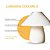 Abajur Cogumelo Techled Branco 22cm Luminária de Mesa com Interruptor Bivolt 127/220V para Quarto, Sala e Cabeceira - Imagem 3